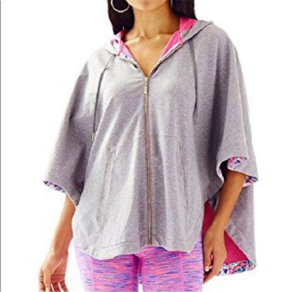 LILLY PULITZER LUXLETIC HOODED PONCHO - Picture 2 of 9